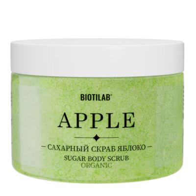 Сахарный скраб для тела Яблоко Плацентоль, 300 мл