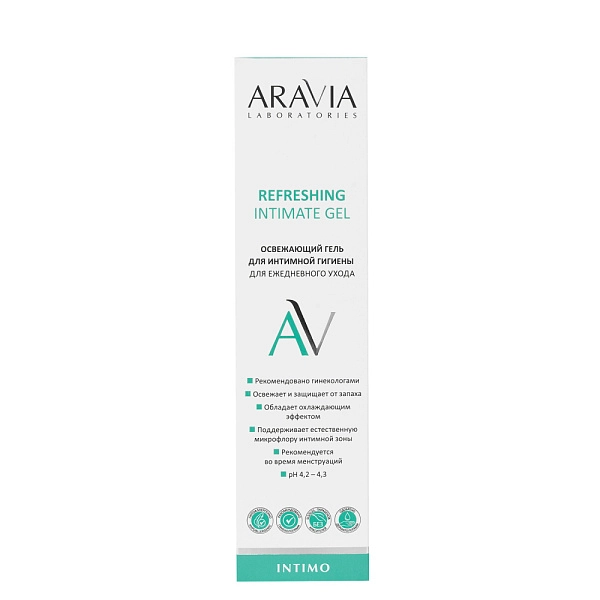 Освежающий гель для интимной гигиены для ежедневного ухода Aravia  Refreshing Intimate Gel, 200 мл
