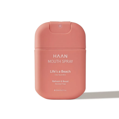 HAAN Спрей для полости рта с пребиотиками без спирта Душистый чай и мята /MOUTH SPRAY LIFE'S A BEACH, 20 мл