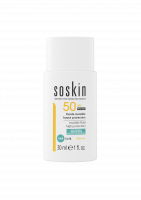 Солнцезащитный невидимый флюид SPF50 Soskin İnvisible Fluid High Protection, 30 мл