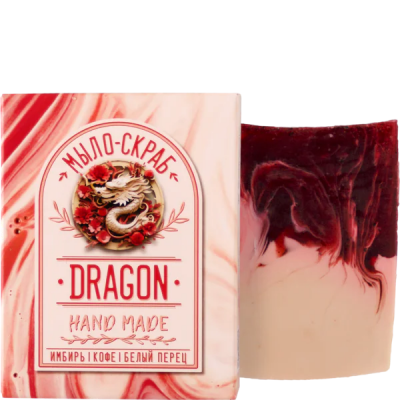 Мыло - скраб для лица и тела Имбирь, кофе и белый перец  Dragon Плацентоль, 75 гр Мыло - скраб для лица и тела Имбирь, кофе и белый перец  Dragon Плацентоль, 75 гр