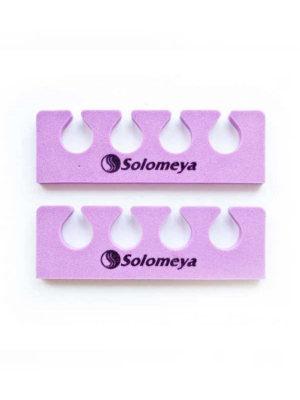 Разделители для пальцев педикюрные Розовые Solomeya Toe Separator Pedi-Pads, 2 шт