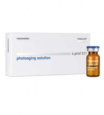 Коктейль для лечения фотостарения Mesoestetic Photoaging Solution C.Prof 211, 5 шт по 5 мл