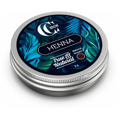Эко хна в капсулах для окрашивания бровей и ресниц коричневый Lucas Cosmetics Henna CC Brow True&Natural Brown /Коричневый (Brown), 5 гр
