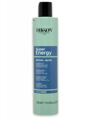 Шампунь против выпадения, для активизации роста волос Dikson DiksoPrime Super Energy Shampoo Intencive Energising, 300 мл.