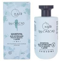 Шампунь для активации роста волос у детей от 6 лет Philosophy bioCASCAD 8D HYALURONIC ACID COMPLEX EXOSOME, 300 мл