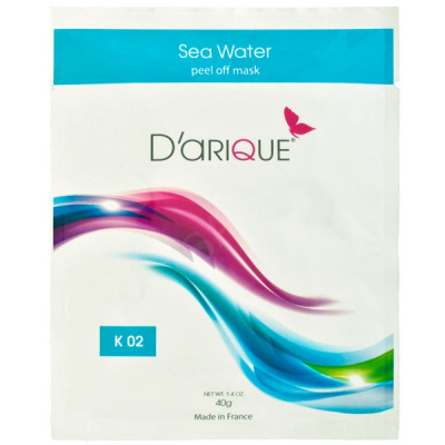 Заживляющая альгинатная маска с морской водой Darique