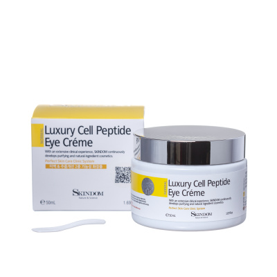 Крем для кожи глаз с элитными пептидами Skindom Luxury Cell Peptide Eye Cream Крем для кожи глаз с элитными пептидами Skindom Luxury Cell Peptide Eye Cream
