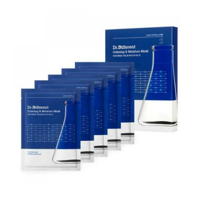 Успокаивающая увлажняющая маска Dr.Different Calming & Moisture MASK (5EA), 5 шт Успокаивающая увлажняющая маска Dr.Different Calming & Moisture MASK (5EA), 5 шт