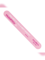 Профессиональная пилка со смыслом "Улыбайтесь! Улыбайтесь себе и миру вокруг", 180/180 грит Solomeya Professional File  Deluxe Premium Zebra, 1 шт