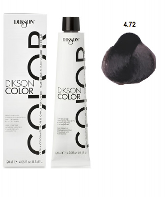 Краска для волос DC 4/72 шоколадно-каштановый Dikson Castano Cioccolato, 120 мл Краска для волос DC 4/72 шоколадно-каштановый Dikson Castano Cioccolato, 120 мл