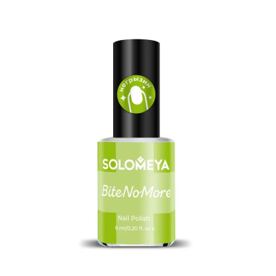Горький лак от привычки грызть ногти Solomeya Nail Polish Bite No More, 6 мл