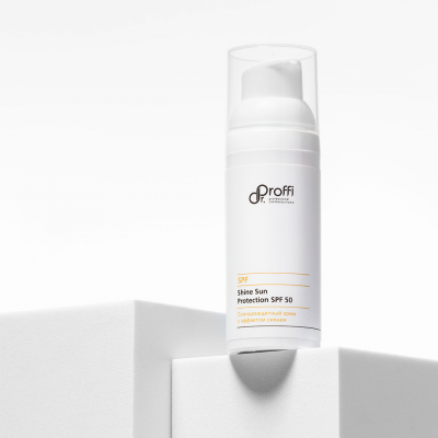Солнцезащитный крем SPF 50 DoctorProffi Shine Sun Protection SPF 50, 50 мл
