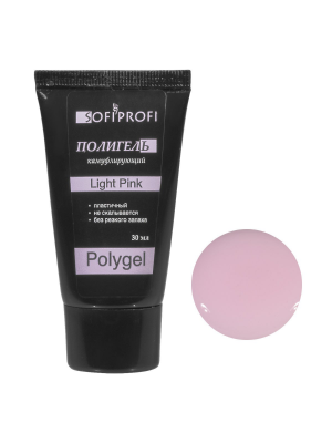 Полигель камуфлирующий для ногтей 2126 Sofiprofi Polygel, 30 мл