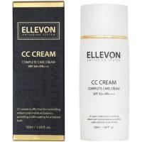 Крем для лица ELLEVON CC SPF 50+/PA+++, 50 мл Крем для лица ELLEVON CC SPF 50+/PA+++, 50 мл