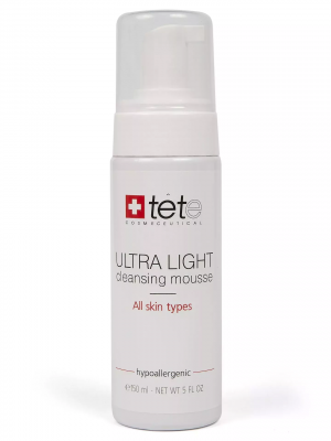 Ультра легкий мусс для умывания TETe Cosmeceutical Ultra Light Cleansing Mousse, 150 мл Ультра легкий мусс для умывания TETe Cosmeceutical Ultra Light Cleansing Mousse, 150 мл