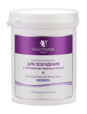 Альгинатная маска для похудения Algomask Slimming Peel Off Body Wrap, 200 гр.