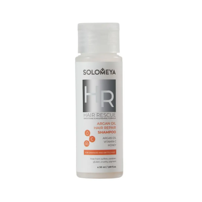 Восстанавливающий шампунь для волос с Аргановым маслом Solomeya Argan Oil Hair Repair Shampoo 50 мл Восстанавливающий шампунь для волос с Аргановым маслом Solomeya Argan Oil Hair Repair Shampoo 50 мл