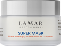 Cупер-маска успокаивающая и поросуживающая после чистки лица Lamar Professional SUPER MASK, 100 мл