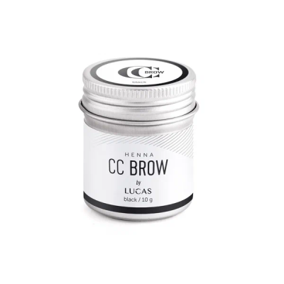 Хна для бровей в баночке Lucas Cosmetics CC Brow Color Correction Black /Черный (Black), 10 гр