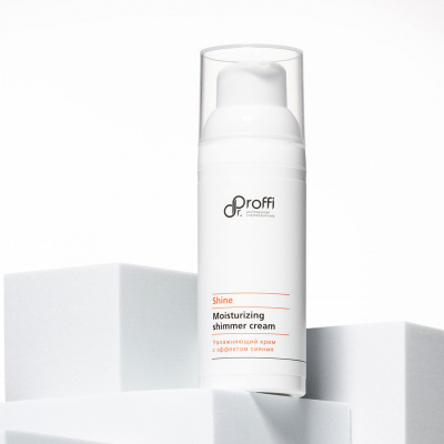 Увлажняющий крем с эффектом сияния DoctorProffi Moisturizing Shimmer Cream, 50 мл