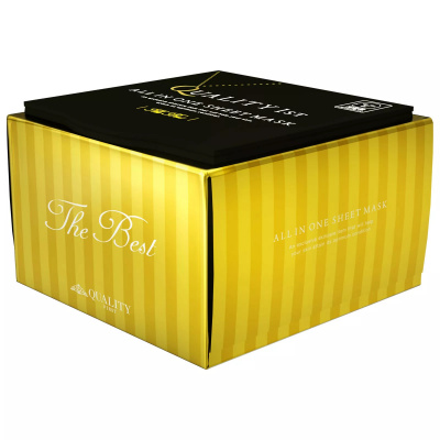 Антивозрастная ультрапитательная тканевая маска для лица Quality first ALL IN ONE SHEET MASK BEST 