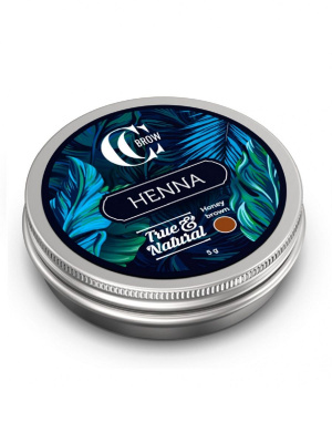 Эко хна в капсулах для окрашивания бровей и ресниц медово-коричневый Lucas Cosmetics Henna CC Brow True and Natural Honey Brown, 5 гр