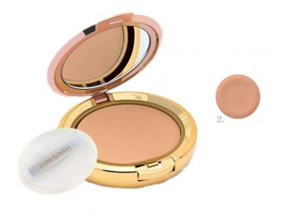 Компактная пудра для жирной кожи Coverderm Camouflage Compact Powder №2, 10 гр Компактная пудра для жирной кожи Coverderm Camouflage Compact Powder №2, 10 гр