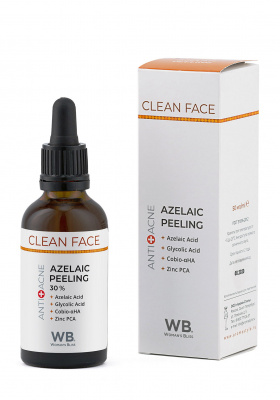 Пилинг азелаиновый анти-акне Woman's Bliss Clean Face Azelaic Peeling
