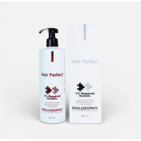 Шампунь против выпадения волос с 1% Kopyrrol Philosophy Perfect Hair Alfa Block Shampoo With 1% Kopyrrol, 400 мл