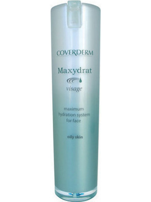 Увлажняющий крем для жирной кожи Coverderm Maxydrat Visage Oily Skin, 30 мл