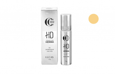Профессиональная хна для бровей Lucas Cosmetics Premium Henna HD Golden Wheat /Пшеничный (Golden Wheat), 5 гр