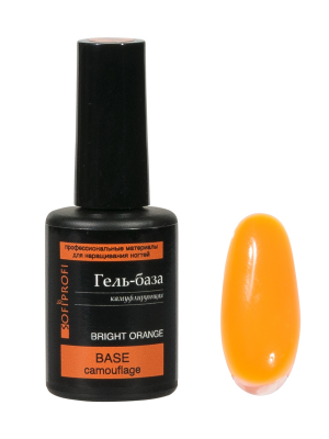 База камуфлирующая для ногтей bright orange Sofiprofi Camouflage, 10 мл