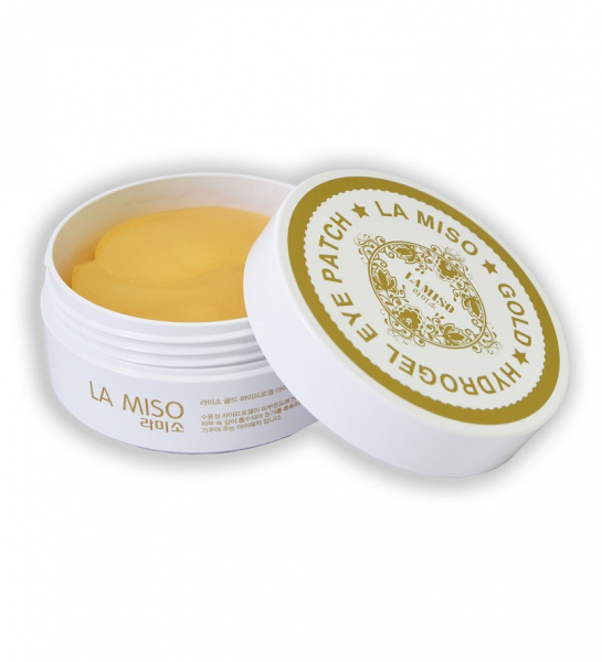 Гидрогелевые патчи для глаз с частицами золота La Miso Gold Hydrogel Eye Patch, 60 шт