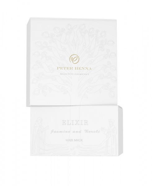 Маска для волос глубокого увлажнения и питания волос Peter Henna Elixir Jasmine and Neroli Hair Mask в подарочной упаковке, 270 мл Маска для волос глубокого увлажнения и питания волос Peter Henna Elixir Jasmine and Neroli Hair Mask в подарочной упаковке, 270 мл