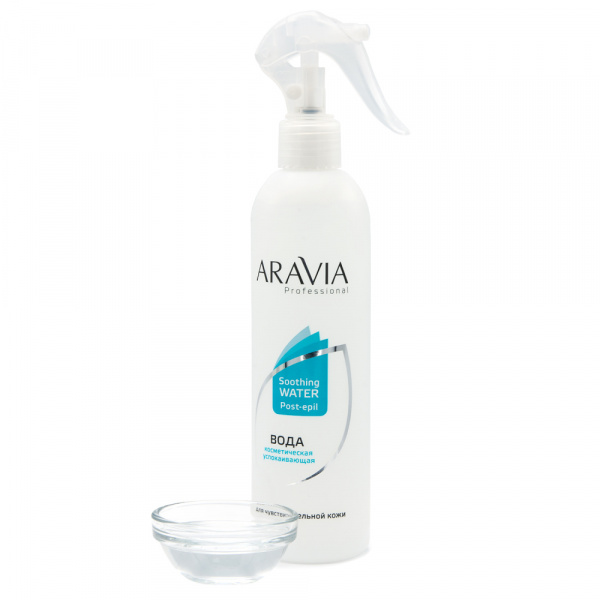 Вода косметическая успокаивающая Aravia Soothing Water Post-Epil, 300 мл