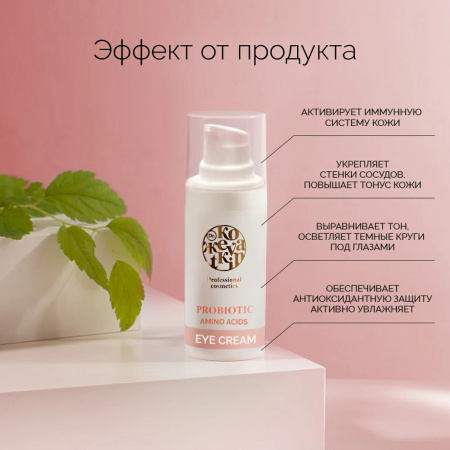 Крем для кожи вокруг глаз Пробиотик  Dr.Kozhevatkin, 15 мл.