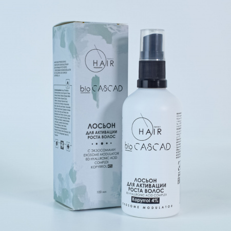Лосьон для активации роста волос с экзосомами Philosophy bioCASCAD EXOSOME MODULATOR 8D HYALURONIC ACID COMPLEX KOPYRROL 4%, 100 мл