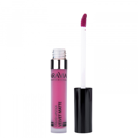 Aravia Professional Помада жидкая бархатно-матовая Velvet Matte, 5.5 мл – 07 wineberry, lip matte