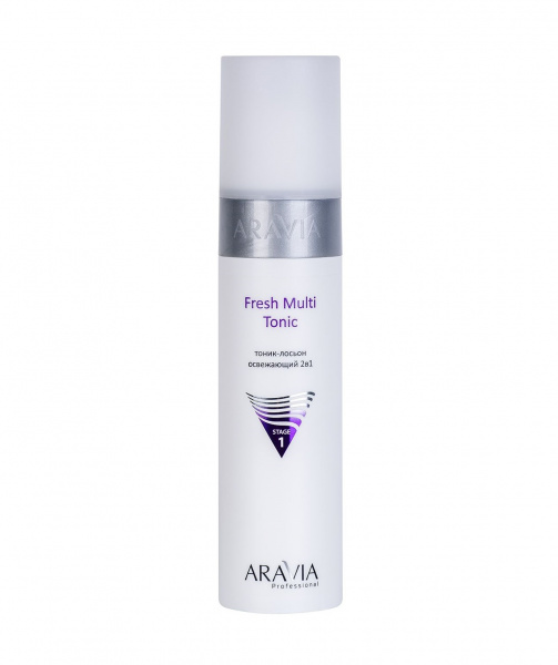 Тоник-лосьон освежающий 2в1 ARAVIA Professional Fresh Multi Tonic, 250 мл