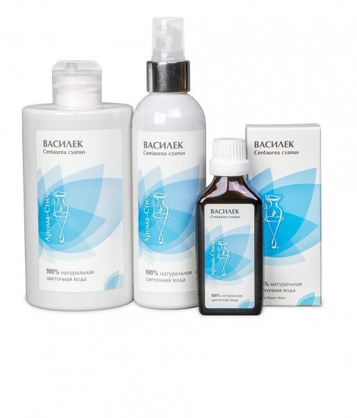 Гидролат Василька Арома-Стиль Centaurea Cyanus 100%, 1000 мл