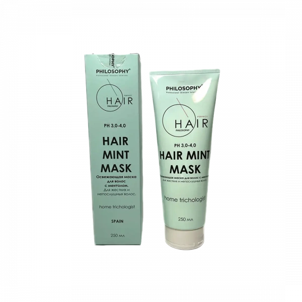 Освежающая маска для волос с ментолом Philosophy Perfect Hair Mint Mask, 250 мл