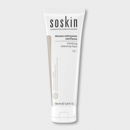 Очищающая осветляющая пенка-мусс Soskin Clarifying Cleansing Foam, 100 мл