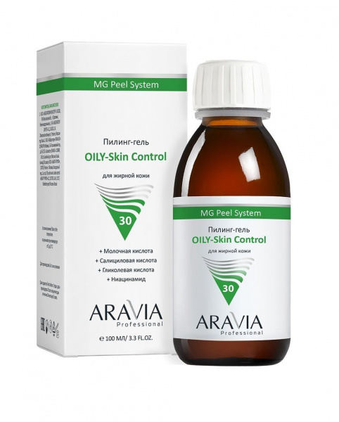 Пилинг-гель для жирной кожи Aravia Professional Oily-Skin Control, 100 мл