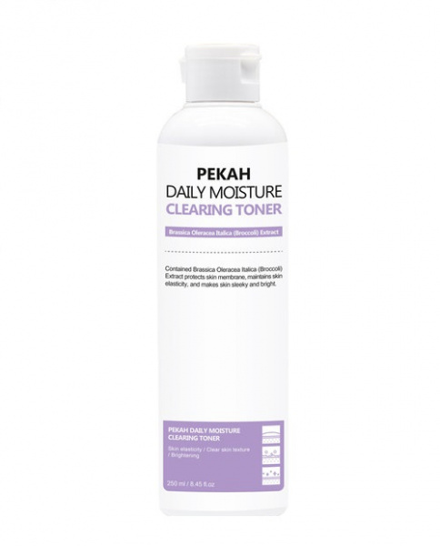 Глубоко очищающий тонер с экстрактом спаржевой капусты Pekah Daily Moisture Clearing Toner, 250 мл Глубоко очищающий тонер с экстрактом спаржевой капусты Pekah Daily Moisture Clearing Toner, 250 мл