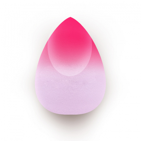 Косметический спонж для макияжа меняет цвет Purple-pink Solomeya Color Changing blending sponge Purple-pink