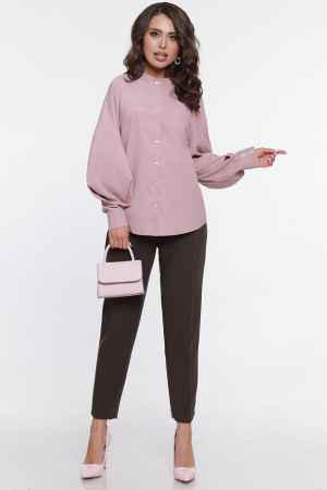 Блузка c воротником стойкой Мейлин