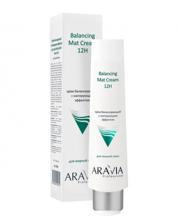 Крем для лица балансирующий с матирующим эффектом Aravia Balancing Mat Cream 12H