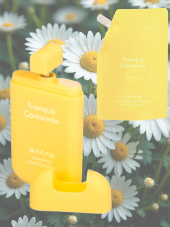 Очищающий и увлажняющий спрей для рук "Полевая  ромашка" HAAN LE For My Quarantine Partner Hand Sanitizer Tranquil Chamomile, 30 мл