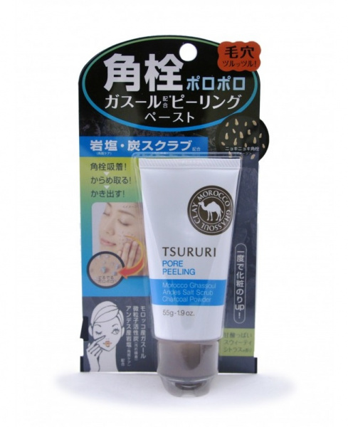 Oчищающее поры cредство (пилинг) BCL Tsururi Pore Clear Peeling, 55 гр Oчищающее поры cредство (пилинг) BCL Tsururi Pore Clear Peeling, 55 гр
